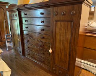 Wardrobe shipped for Europe- late 1900s