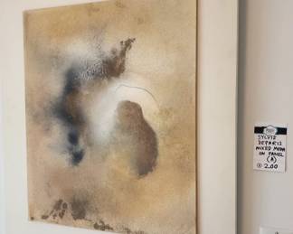 Sylvie DeParis Mixed Media Art on Panels