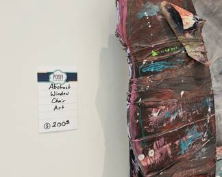 Abstract Wooden Chair Art