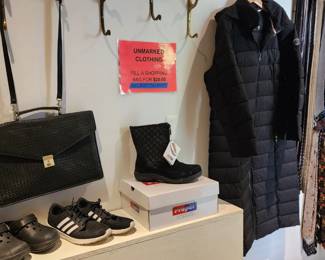 Purses, Clothing, Shoes