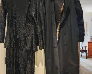 Burberry Coat, Vintage Dress