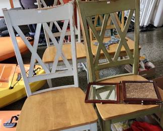 David Lee Crossback Side Chairs