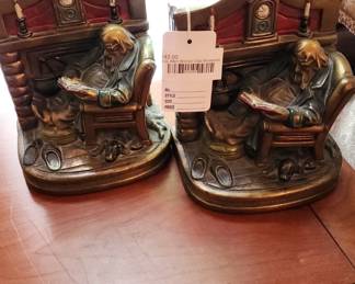 G.S. Allen Bronze Clad Bookends