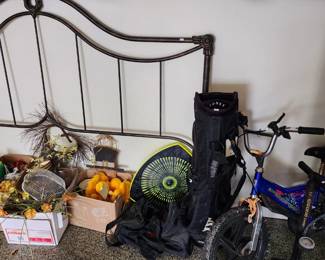 Optimus Prime Bike, Bronze Headboard, Folding Chairs