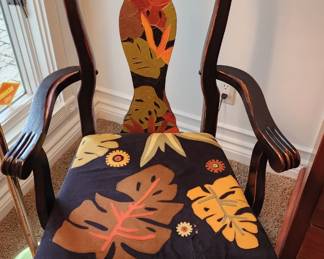 Hand Painted Vintage Chair