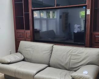 Leather Sofa, 65