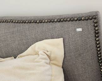 Stearns & Foster Queen Mattress, Headboard, Decorative Pillows, 30 inch Pooh plush