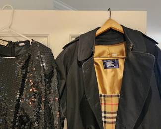 Burberry Coat, Vintage Dress