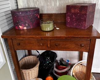 Vintage mission table