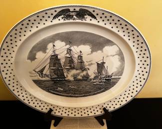 USS Constitution collector plate