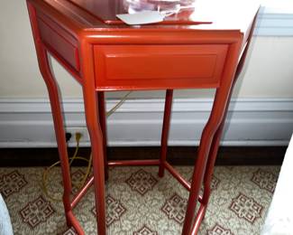 Orange side table