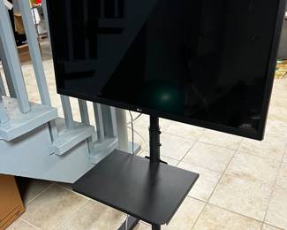 LG TV on a stand 