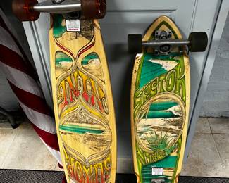 Pair of skateboards