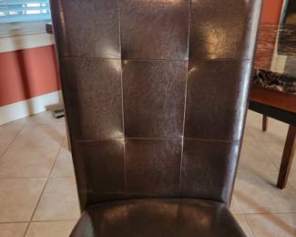 DINING TABLE AND FOUR CHAIRS $100