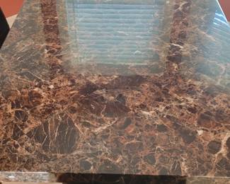 DINING TABLE AND FOUR CHAIRS $100