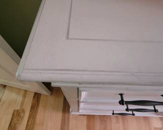 TWO MATCHING - KANWYN WHITEWASH 9 DRAWER DRESSERS-SIGNATURE BY ASHLEY/BENCHMARK $250 EACH....NEW $699 PLUS TAX EACH