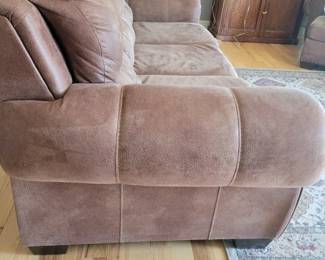 NAILHEAD TRIM SOFA $175, CHAIR $75 AND OTTOMAN $30.....TOTALS ALL 3 FOR  $280