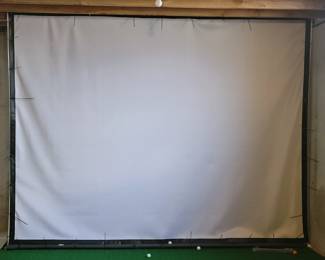 CARL'S STANDARD IMPACT GOLF SCREEN WITH LOOP 9' X 12' WITH CUSTOM BUILT PVC FRAME/STAND