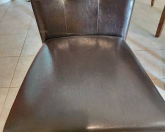 DINING TABLE AND FOUR CHAIRS $100