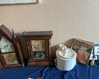 Striking steeple clock , empire clock, Princess lunch set( new), Childrens books , Nautical decor