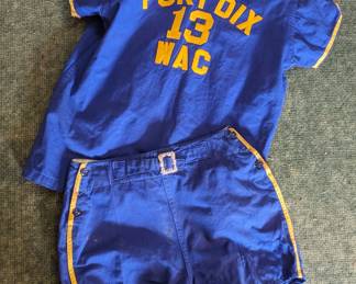 Vintage sports uniform 