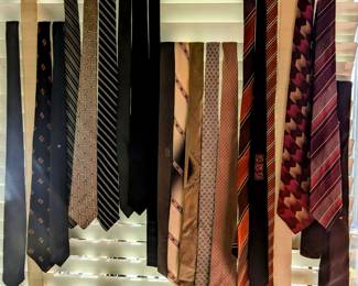 Vintage skinny ties 