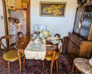 Beautiful dining set made by Harry  Barron of Seattle