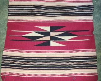 Chimayo textile - approx 16" across