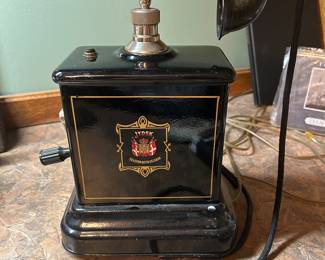 Old vintage telephone Danish 