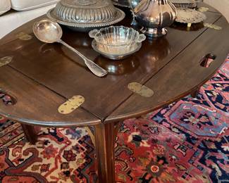 Butler and lots of silver plate