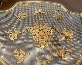 Vintage glass platter