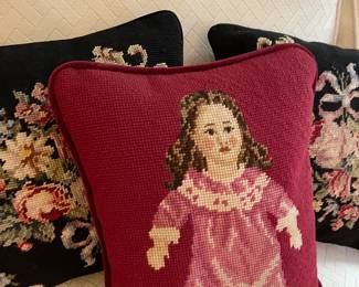Needlepoint pillows