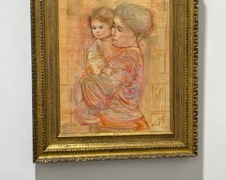 Original Edna Hibel Signed 