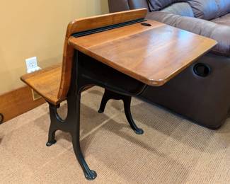 Antique school desk