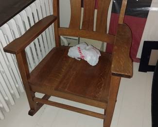 Oak rocker