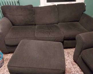 Sofa side chair and otterman 