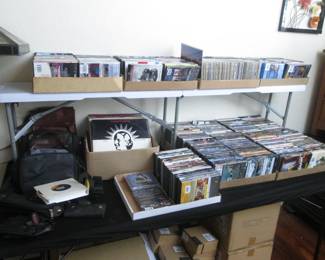 CD's, DVD's