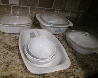 Variety of Vintage Corning Ware