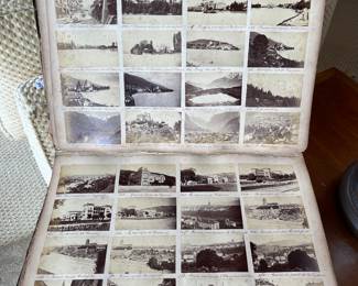 Antique Photographs in a big book - of the alps - includes glaciers etc.  Switzerland