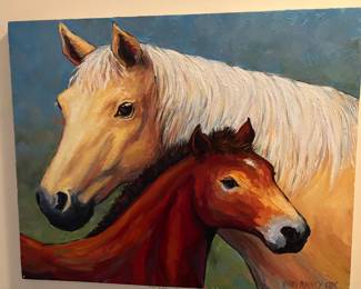 Original horse painting