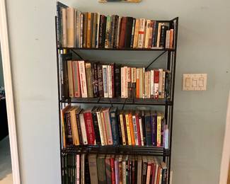 Books, original floral painting