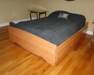 Full size captains bed (no mattress)