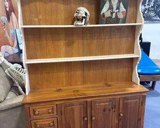 New condition , looks never used . solid wood cabinet $375.00 buy it right now price.