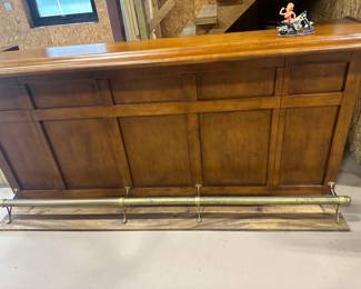 Looks to be on brand new condition, bar with solid brass foot rest$990.00 buy it right now price.