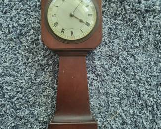 antique mini Duverdrey & Bloquel wall clock from France