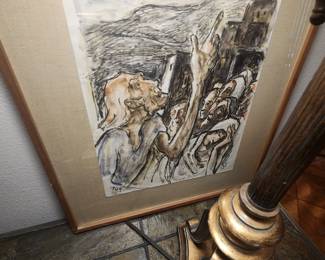 Unknown art work, signed and dated (1964)