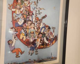 Jovan Obican "Flying Carpet" Signed and Numbered