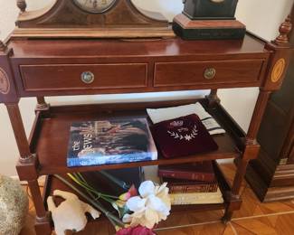 Serving Cart, Mantle Clocks