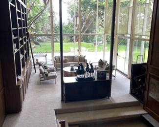 Cabinet That the Remington is sitting on - this is to see that scale of the house - please note the furniture in the background is not for sale - was used for staging in selling the house.