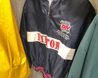Close friends with Conrad Hilton - the owner as in his flight Club - this is a jacket for Super Bowl XXIV